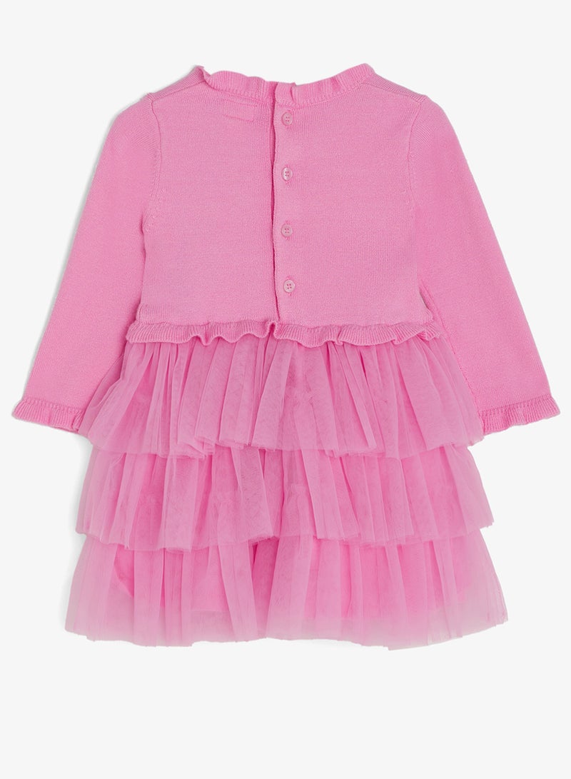 GUESS Infant Short Sleeve Mini Dress And Panties And Socks - Image 2